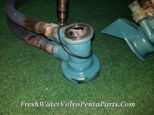 Volvo Penta KAMD43P-A Oil filter Housing kit 860530 860483 hoses 860527 Bolt 860482