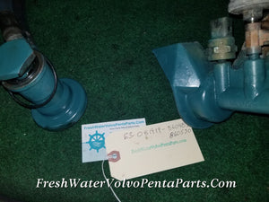 Volvo Penta KAMD43P-A Oil filter Housing kit 860530 860483 hoses 860527 Bolt 860482