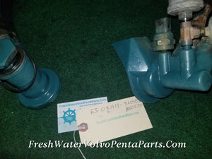 Volvo Penta KAMD43P-A Oil filter Housing kit 860530 860483 hoses 860527 Bolt 860482