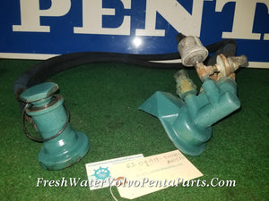 Volvo Penta KAMD43P-A Oil filter Housing kit 860530 860483 hoses 860527 Bolt 860482