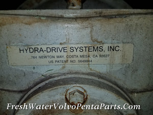Volvo Petna Hydra-Drive Systems 1.42 to 2 Splitter Geared Up one Motor Runs 2 Drives