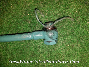 VOLVO PENTA AQAD40B TURBO OIL FEED PIPE P/N 842938 MD40, TMD40, AQD40, TAMD40, AQAD40