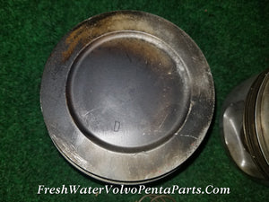 Volvo Penta Red Block 2.3L Standard Pistons , rings , wrist pins Standard  Stamped D and E