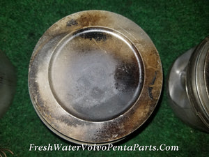 Volvo Penta Red Block 2.3L Standard Pistons , rings , wrist pins Standard  Stamped D and E