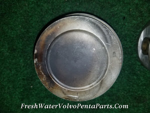 Volvo Penta Red Block 2.3L Standard Pistons , rings , wrist pins Standard  Stamped D and E