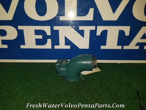 Volvo Penta AQAD40B AQAD 40 Exhaust mixing elbow 845261 & water Pipe 845528