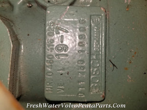 VOLVO PENTA TAMD40 B FUEL INJECTION PUMP AQAD40  867739 ,867756, 867766