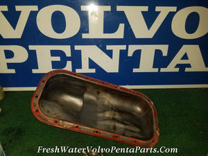 Volvo Penta B230 B23 Oil Pan Sump P/N 841367 Magnetic Plug Aq171 aq151 aq131