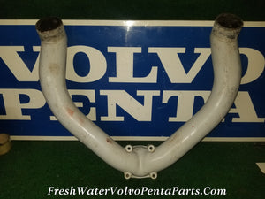 Volvo Penta DP-A 290-A sp-A Low hours Exhaust Y-pipe 852846-9 V8 V6 350 305 5.7L 5.0