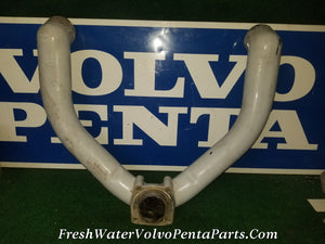 Volvo Penta DP-A 290-A sp-A Low hours Exhaust Y-pipe 852846-9 V8 V6 350 305 5.7L 5.0