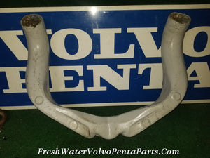 Volvo Penta Exhaust Collector Y-Pipe 826443 V8 350 305 5.7L 5.0L AQ 270 275 280