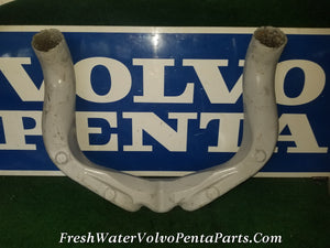 VOLVO PENTA EXHAUST COLLECTOR Y-PIPE 826443 V8 350 305 5.7L 5.0L AQ 270 275 280