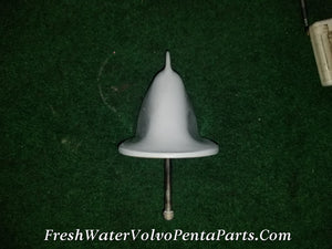 Volvo Penta 275 offset exhaust Flapper P/N 853431 854061 and center bolt hardware