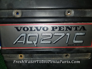 Volvo Penta Aq271C carb Cover Holley 4 Barrel PN 855746 V8