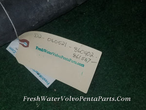 Volvo Penta Check Valve 860402 3581019 with hose 861567 KAMD42 Compressor Air Cleaner