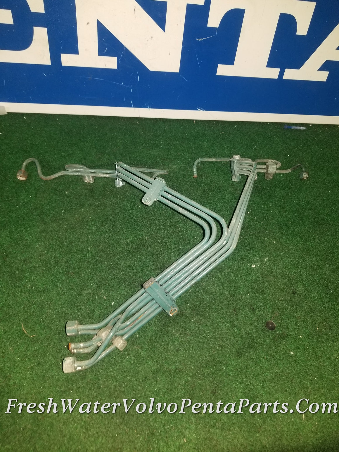 Volvo Penta KAMD42p-A Diesel Fuel rail Connection Pipes 861648 838878 861149