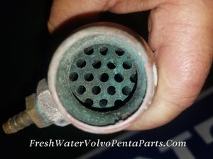 Volvo Penta Copper In-Line oil Cooler Power steering 15 Inch 1 3/8 od hose connections