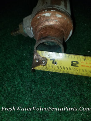 Volvo Penta Copper In-Line oil Cooler Power steering 15 Inch 1 3/8 od hose connections