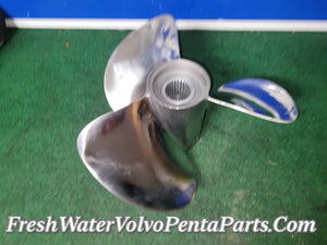 VOLVO PENTA C6 FORWARD PROP 3857463 Balanced Polished  New Hub 290 DP-C DP-D DP-E