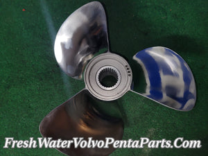 VOLVO PENTA C6 FORWARD PROP 3857463 Balanced Polished  New Hub 290 DP-C DP-D DP-E