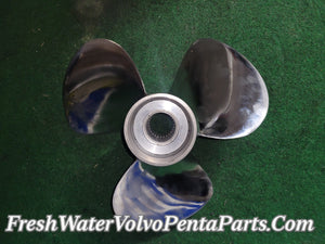 VOLVO PENTA C6 FORWARD PROP 3857463 Balanced Polished  New Hub 290 DP-C DP-D DP-E