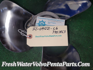 VOLVO PENTA C6 FORWARD PROP 3857463 Balanced Polished  New Hub 290 DP-C DP-D DP-E