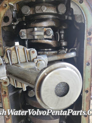 Volvo B23 Rear Block Volvo Penta B230 2.3L Short block 1987 Low hours AQ131 4 cylinder Rota ...