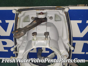 Volvo Penta Dp-C Big Pin Transom Assembly w Steering Fork and Helmet Arm 854620