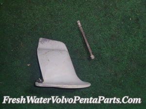 Volvo Penta AQ 275 offset exhaust housing Check Valve p/n  853431 exhaust outlet