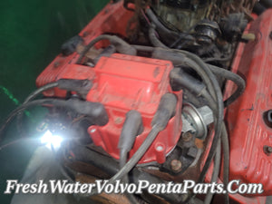 Volvo Penta V8 Aq211 5.0L 305 1988 2 Jet Carburetor Excellent compression Engine Motor