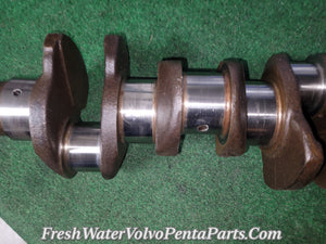 VOLVO PENTA DIESEL 6 CYLINDER TMD40A CRANKSHAFT P/N 3582850 RPL 1545231
