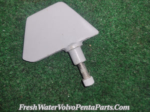 VOLVO PENTA SP 290 TRIM FIN / STEERING FIN WITH STAINLESS BOLT 851452 / 854040