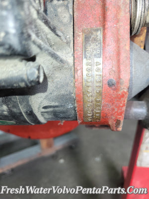 Volvo Penta B230 2.3L Short block 1987 Low hours AQ131 4 cylinder Rotating assembly
