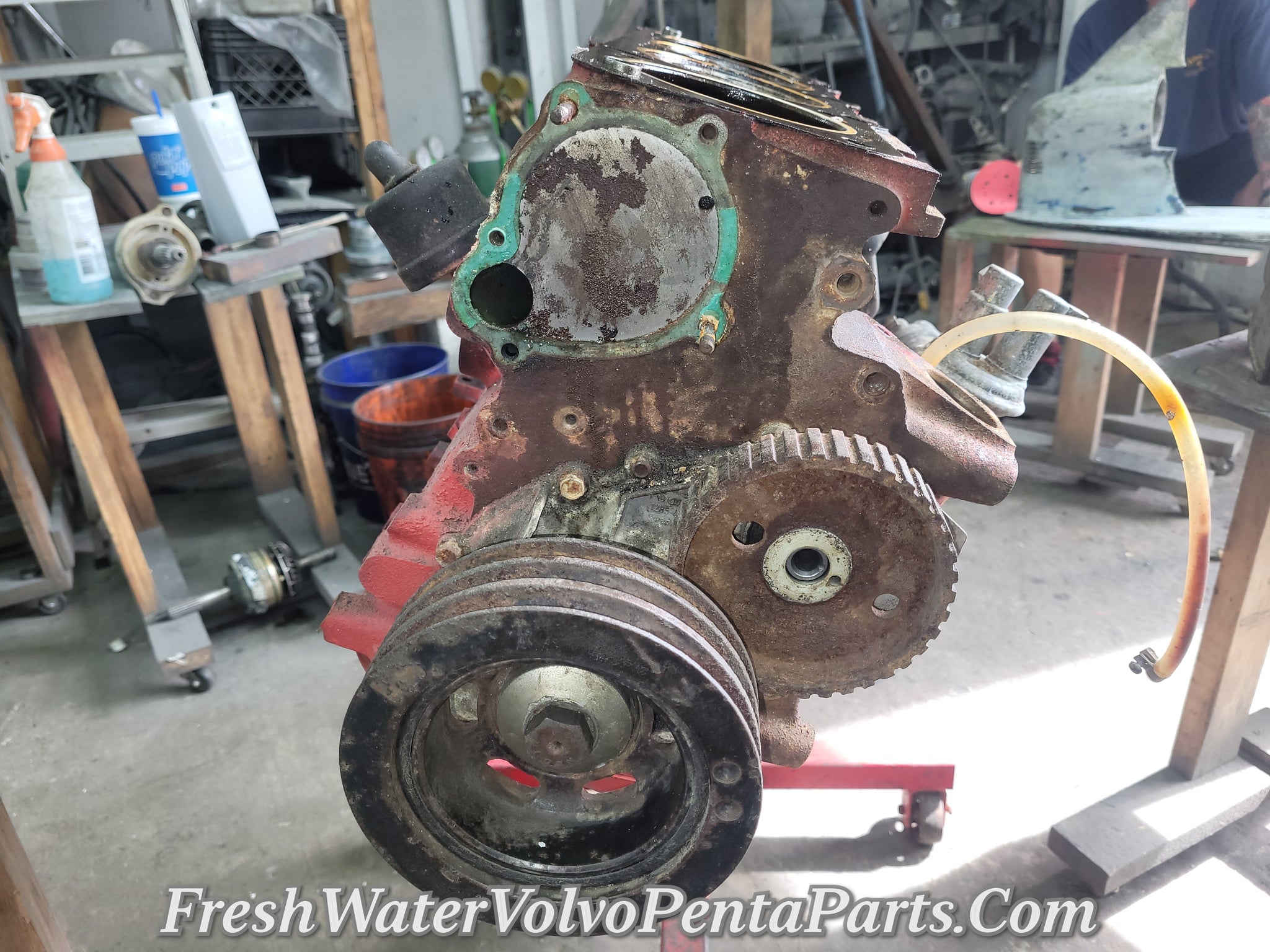 Volvo Penta B230 2.3L Short block 1987 Low hours AQ131 4