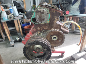 Volvo Penta B230 2.3L Short block 1987 Low hours AQ131 4 cylinder Rotating assembly