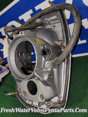 Volvo Penta Dp-E Transom Plate Rebuilt Trim Cylinders Helmet and Fork Assembly Big Pin