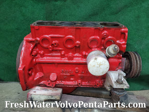 Volvo Penta B230 2.3L Short block 1992 Low hours 230 b b230 4 cylinder Rotating assembly