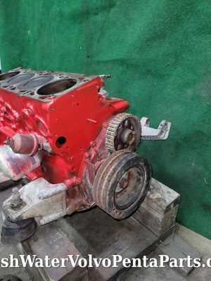 Volvo Penta B230 2.3L Short block 1992 Low hours 230 b b230 4 cylinder Rotating assembly