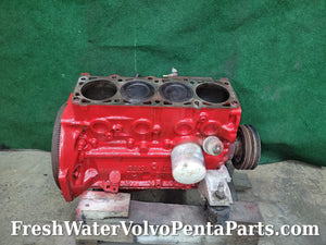 Volvo Penta B230 2.3L Short block 1992 Low hours 230 b b230 4 cylinder Rotating assembly