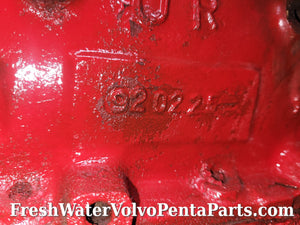 Volvo Penta B230 2.3L Short block 1992 Low hours 230 b b230 4 cylinder Rotating assembly