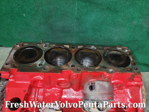 Volvo Penta B230 2.3L Short block 1992 Low hours 230 b b230 4 cylinder Rotating assembly