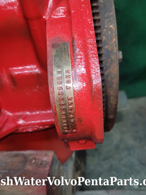 Volvo Penta B230 2.3L Short block 1992 Low hours 230 b b230 4 cylinder Rotating assembly