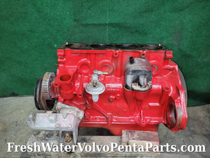 Volvo Penta B230 2.3L Short block 1992 Low hours 230 b b230 4 cylinder Rotating assembly
