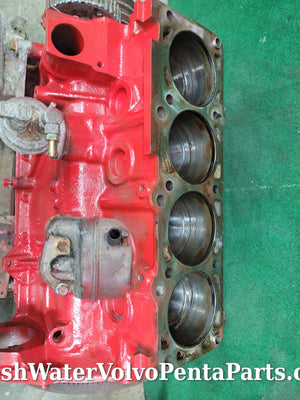 Volvo Penta B230 2.3L Short block 1992 Low hours 230 b b230 4 cylinder Rotating assembly