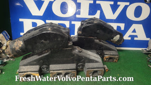 Volvo Penta V8 Gm 305 350 Exhaust Manifolds PPT after market  1979-1993