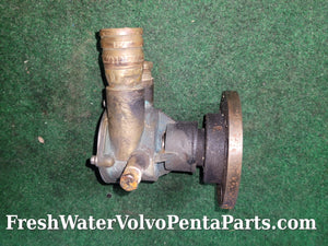Volvo Penta raw water Pump Crank Mount 350 305 5.7L 5.0L  Good Impeller & Bearings