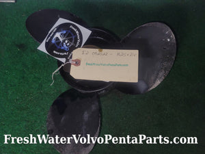 Volvo Penta Sx Prop Propeller 14.25 X 21 P Aluminum off 1997 Sx-c1 5.7L V8