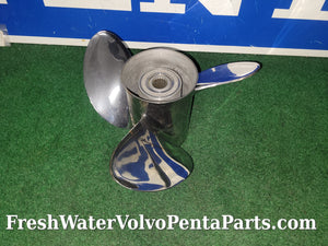 New Volvo Penta Brand Sx Stainless Steel prop Propeller  14 1/4 x 23 L P/N 3860717
