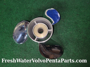 New Volvo Penta Brand Sx Stainless Steel prop Propeller  14 1/4 x 23 L P/N 3860717