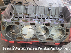 Volvo Pents 4 bolt main 454 7.4L  .060 over 10114182 Big Block Short Block